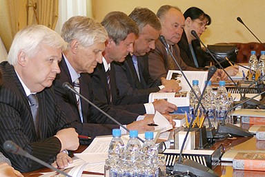إجتماع الجانب الروسي في مجلس الأعمال الروسي العربي