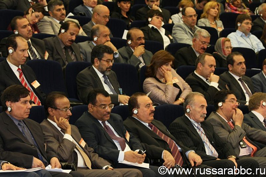 الجلسة العامة، الاجتماع المشترك التاسع لمجلس الأعمال الروسي العربي في موسكو، 7 يونيو 2010